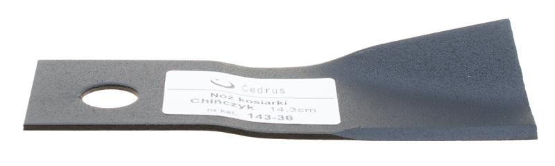 Nóż kosiarki chińskie 14.3cm 143-36 - zdjęcie 2