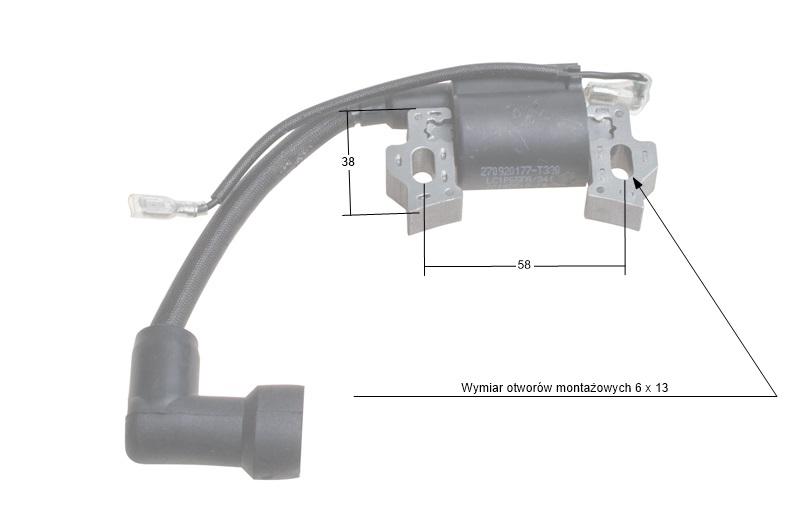 Moduł zapłonowy Loncin cewka 1P65F 1P70F 1P61F CZĘŚĆ ORYGINALNA 270920177-0001 - zdjęcie 2