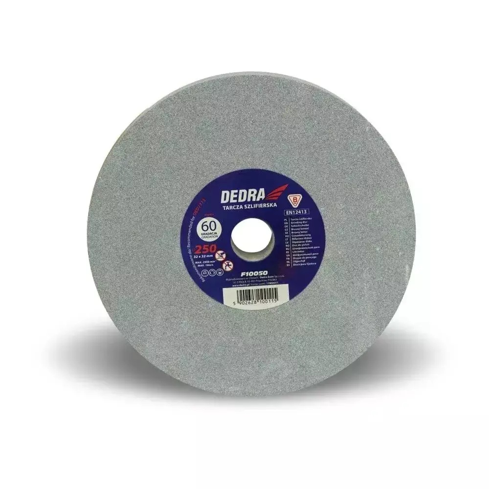 Tarcza szlifierska DEDRA 250x32x32mm gradacja 60