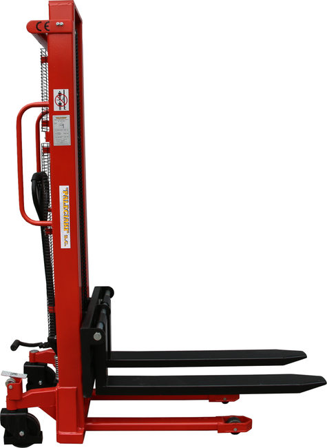 PALETOVÝ NOSIČ PALET SFH 1016 1T 1000KG 1,6 m s nastavitelnou roztečí vidlic a nožním čerpadlem