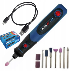 AKUMULÁTOROVÁ MINI BRUSKA DEDRA DED7940Z1 3,6V, USB