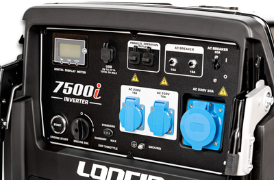 LONCIN LC7500I INVERTER GENERATOR 230V 7.5 KW ESTART - STARTER Atlas Copco P6000I - EWIMAX - OFFICIAL DISTRIBUTOR - AUTHORIZED DEALER CEDRUS
