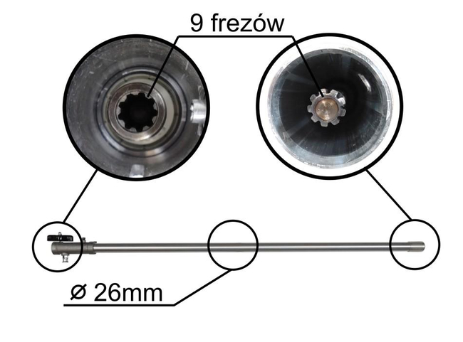 PRODLOUŽENÍ PRO MULTIFUNKČNÍ PILU MASTERCUT TBC533M