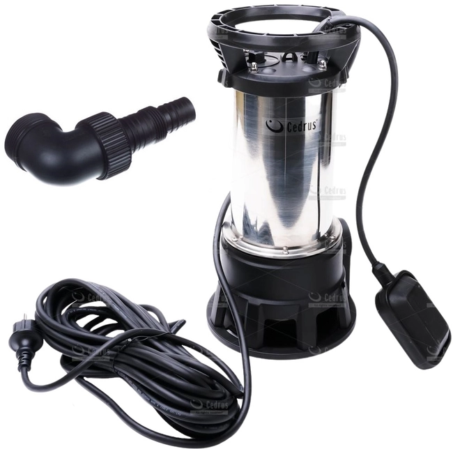 CEDRUS PZ1100 ODVODŇOVACÍ ČERPADLO PRO ČISTOU VODU INOX 1100W 20000 l/h - EWIMAX - OFICIÁLNÍ DISTRIBUTOR - AUTORIZOVANÝ PRODEJCE CEDRUS