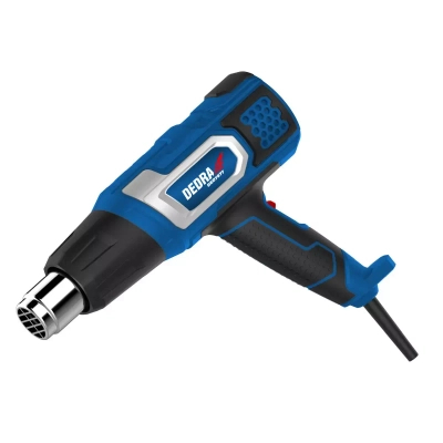 DEDRA DED7977 opalarka 2000W, nagrzewnica 60-600°C, 2 biegi, 4 dysze, termokurcz