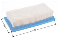 B&S air filter flat 9 HP Vanguard old model 16 horizontal OHV shaft 8R07-05