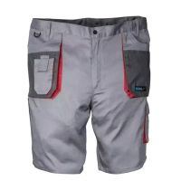 DEDRA BH3ST-XXL Szorty ochronne robocze męskie XXL/58 szare Comfort Line 190 g/m²