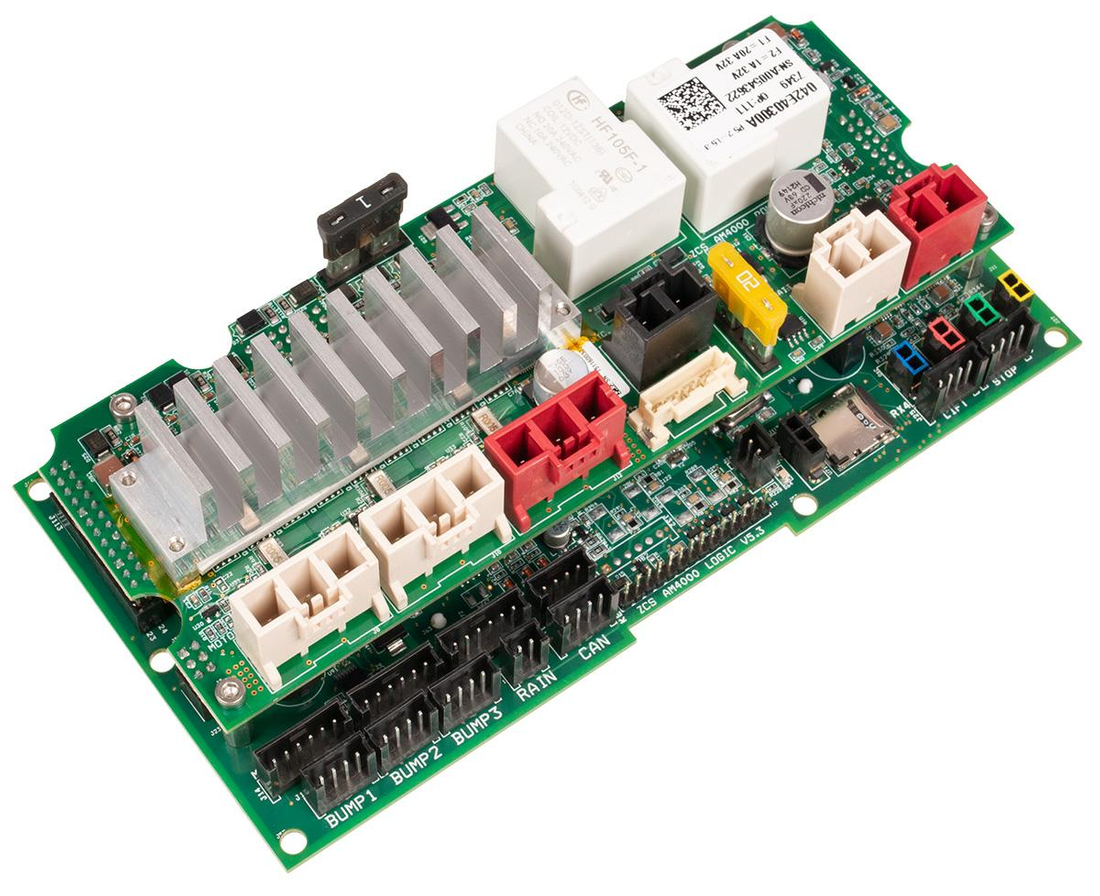 Płyta główna Wiper Trekker S XL-S 042E40300A – widok elementów i złączy