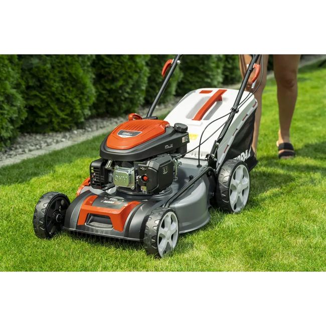 Petrol mower with nap., 3.6kW, V200 196cc Loncin,51cm