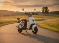 ELEKTRICKÝ SKÚTR CEDRUS od LUYUAN C-GO-2W-ZQQ2 S AKUMULÁTOREM, bílý