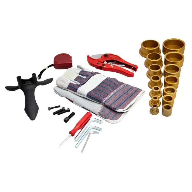 DEDRA DED7514 1500W PLASTIC PIPE AND FITTING WELDER, METAL CASE, RANGE 16-63MM, PE, PP, PB