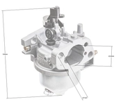 Gaźnik NAC T375/T475 z opcją wkręcanego primera kosiarki marketowe 080011