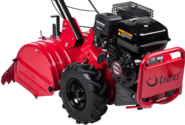 CEDRUS GL03 PRO-LC SPRINÁLNÍ ROSTLINNÝ ZAHRADNÍK S POHONNÝM KULTIVÁTOREM 6,5 HP / 45cm LONCIN G200F GL03 - EWIMAX - OFICIÁLNÍ DISTRIBUTOR - AUTORIZOVANÝ PRODEJCE CEDRUS