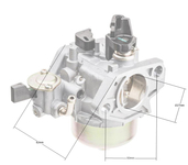 Rato R390 carburetor 080001