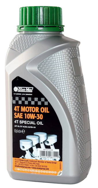 OLEO-MAC 10W30 4T ENGINE OIL 10W-30 SAE30 0,6L FOR MOTORIZERS,TRAILERS,AGGREGATES,SOILWAYS,MOWS NAC,OLEO-MAC, STIHL, Briggs B&S,HONDA,SUBARU 001001550