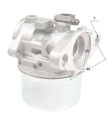 B&S Carburetor Model 12D800-123K00 RO20808