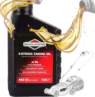 B&S BRIGGS & STRATTON SAE30 0,6L ENGINE OIL FOR MOTORIZERS,MOWERS,TRAKTORKS,AGGREGRIZERS,SOILWAYS,MOWS NAC,OLEO-MAC,STIHL,B&S Briggs & Stratton,HONDA,SUBARU etc.for four-stroke engines 4STROKE ENGINE 100005E -OFICIAL DISTRIBUTOR CEDRUS