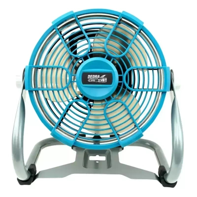 18V AKUMULÁTOROVÝ VENTILÁTOR DEDRA DED7074 230MM / 9", 2 RYCHLOSTI, NASTAVITELNÝ SMĚR FOUKÁNÍ, MOŽNOST ZAVĚŠENÍ
