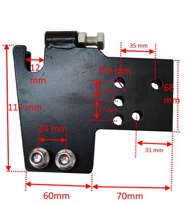 Adapter osprzętu do glebogryzarki Mastercut BK55 (HSDT80A1)