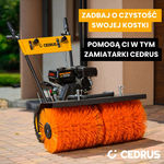 CEDRUS ZM04 SPRINNER SNOW CLEANER WITH DRIVE 80cm / 6.5HP - EWIMAX - OFFICIAL DISTRIBUTOR - AUTHORIZED DEALER CEDRUS