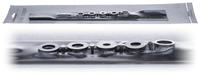 Universal mower blade 43cm side ejection blister 1-143