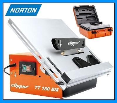 NORTON CLIPPER TT180 BM ŘEZAČKA NA KERAMICKÉ OBKLADY A DLAŽBU + KUFR OFICIÁLNÍ DISTRIBUTOR - AUTORIZOVANÝ PRODEJCE NORTON CLIPPER