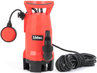 LIDER PWB750 DRAINAGE CLEAN WATER SURFACE PUMP 750W 12500 l/h - OFFICIAL DISTRIBUTOR - AUTHORIZED LIDER DEALER