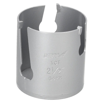 DEDRA 08X064 Univerzální vrták TCT s karbidovými zuby 64 mm 5/8'' do dřeva, kovu a PVC