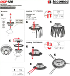 TECOMEC OCTOPUS 120 LINE HEAD 50909022