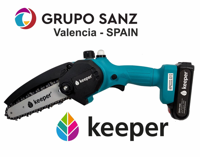 KEEPER KP6 AKUMULÁTOROVÁ KOTOUČOVÁ PILA ŘETĚZOVÝ VYŽÍNAČ LUMBERJACK LUMBERJACK