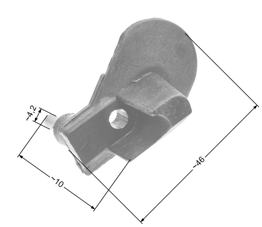 Chwytacz / wychwytnik łańcucha NAC NZ479 – wymiary poglądowe