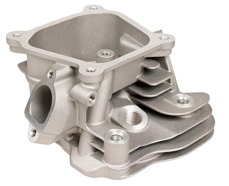 Głowica silnika Loncin H200 widok z kanałami dolotowymi