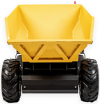 CEDRUS TA500 BATTERY POWERED CONSTRUCTION HAULER GARDEN WHEELBARROW DUMP TRUCK 48V 20AH 1000W - OFFICIAL DISTRIBUTOR - AUTHORIZED CEDRUS DEALER