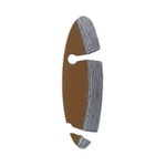 DEDRA H1111E Tarcza diamentowa segmentowa dysk 250x25,4 do betonu cegły granitu gresu