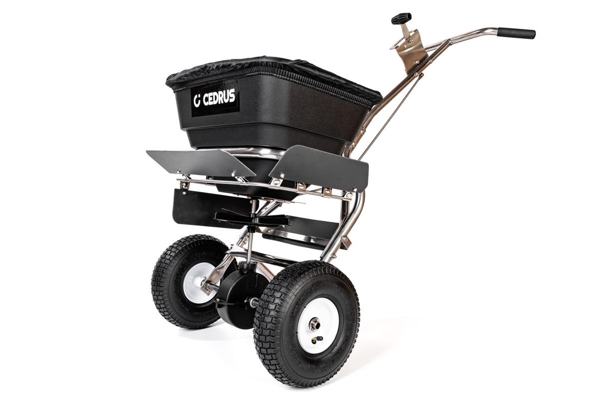 Cedrus SP31552A 26L push spreader with deflectors