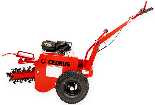 CEDRUS KP02 DR-TR-70 SHOOTING SHOVER FOR GARDENING SPRINEL MINICOPPER FOR LAYING PIPES, WIRES, CABLES, etc. 6.5 hp / 45 cm - EWIMAX - OFFICIAL DISTRIBUTOR - AUTHORIZED DEALER CEDRUS