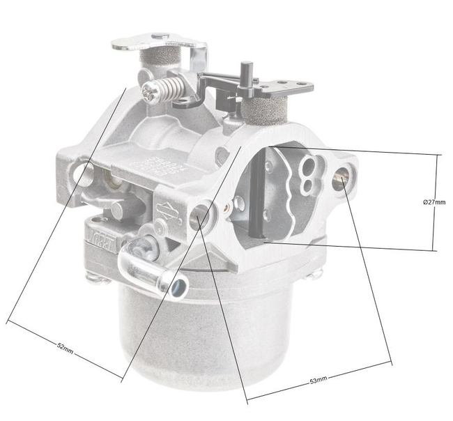 Gaźnik B&S Model 21 CZĘŚĆ ORYGINALNA 590399