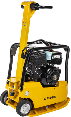 CEDRUS ZG04 160 KG DIESEL SOIL COMPACTOR WITH HYDRAULIC REVERSE TWO-WAY FORWARD-REVERSE PLATE COMPACTOR 6.9 KM + TRANSPORT WHEELS - AUTHORIZED CEDRUS DEALER