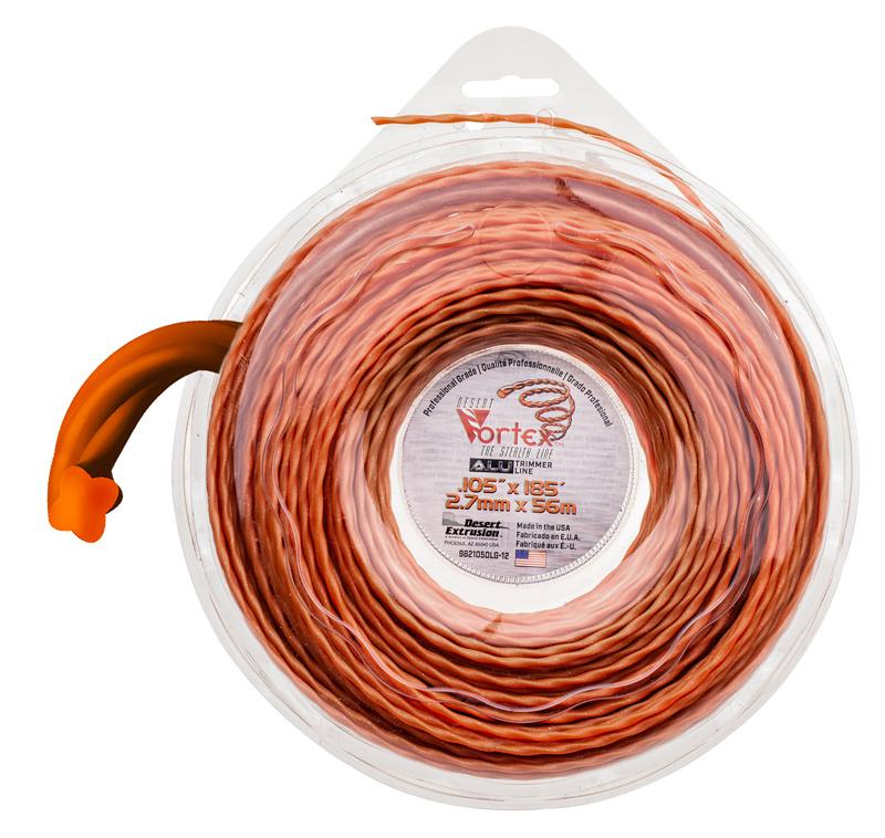 Żyłka tnąca aluminiowa Vortex 2.7 mm x 56 m 982105DLG-12 – zbliżenie na szpulę