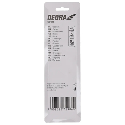 DEDRA 12P022 Obcinak nożyce do kabli 200 mm CrV, cięcie 25 mm, miedź aluminium