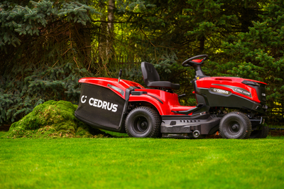 CEDRUS C-TRAC 102HC Rear-Dump Self-Propelled Lawn Mower HYDROSTAT 102cm 2 CYLINDRES C-TRAC-102HC EWIMAX OFFICIAL DISTRIBUTOR - AUTHORIZED DEALER CEDRUS