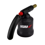 DEDRA 31A020 Lampa lutownicza gazowa palnik gazowy piezo 2,8 kW 1200°C metalowa
