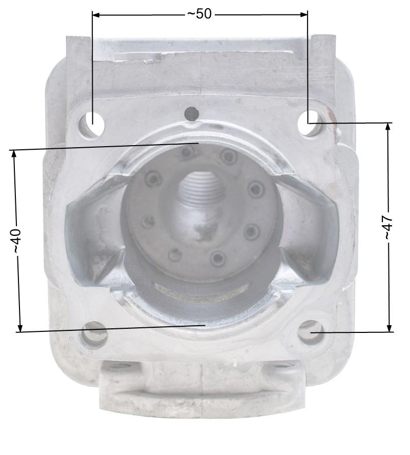 Cylinder NAC WLBC430 40mm wykaszarki marketowe NZ106 - widok z boku