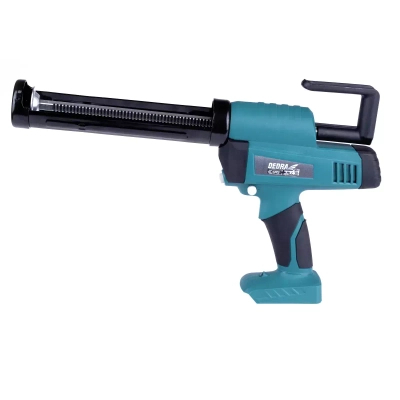 AKUMULÁTOROVÝ VYTLAČOVAČ SILIKONU, DED7056 DEDRA SAS+ALL PRO 300ML TUBY, LISOVACÍ SÍLA 2000N, AUTOMATICKÝ NÁVRAT PÍSTU, NASTAVITELNÁ RYCHLOST POHYBU