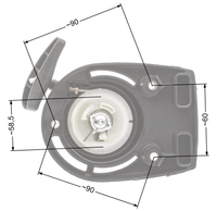 Rozrusznik Honda GX35N kpl. NZ478