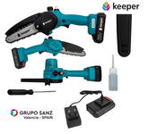 KEEPER KP6 AKUMULÁTOROVÁ KOTOUČOVÁ PILA ŘETĚZOVÝ VYŽÍNAČ LUMBERJACK LUMBERJACK