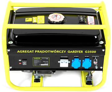 GARDYER G3500 3,1 kW jednofázový generátor - oficiální distributor - autorizovaný prodejce GARDYER
