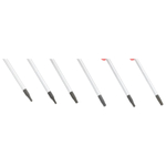 DEDRA 06A081 Set of 6 Precision Torx Screwdrivers (T5–T10). CrV, magnetic screwdrivers