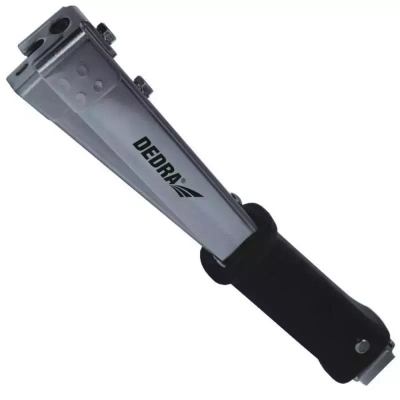 DEDRA 11Z004 Zszywacz młotkowy, taker ręczny budowlany tapicerski, D11 6-10 mm