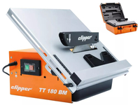 NORTON CLIPPER TT180 BM STONEWARE CERAMIC TILE CUTTING SAW CONSTRUCTION TILE SAW + CARRYING CASE OFFICIAL DISTRIBUTOR - AUTHORIZED NORTON CLIPPER DEALER